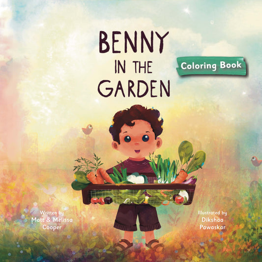 "Benny In The Garden" Coloring Book