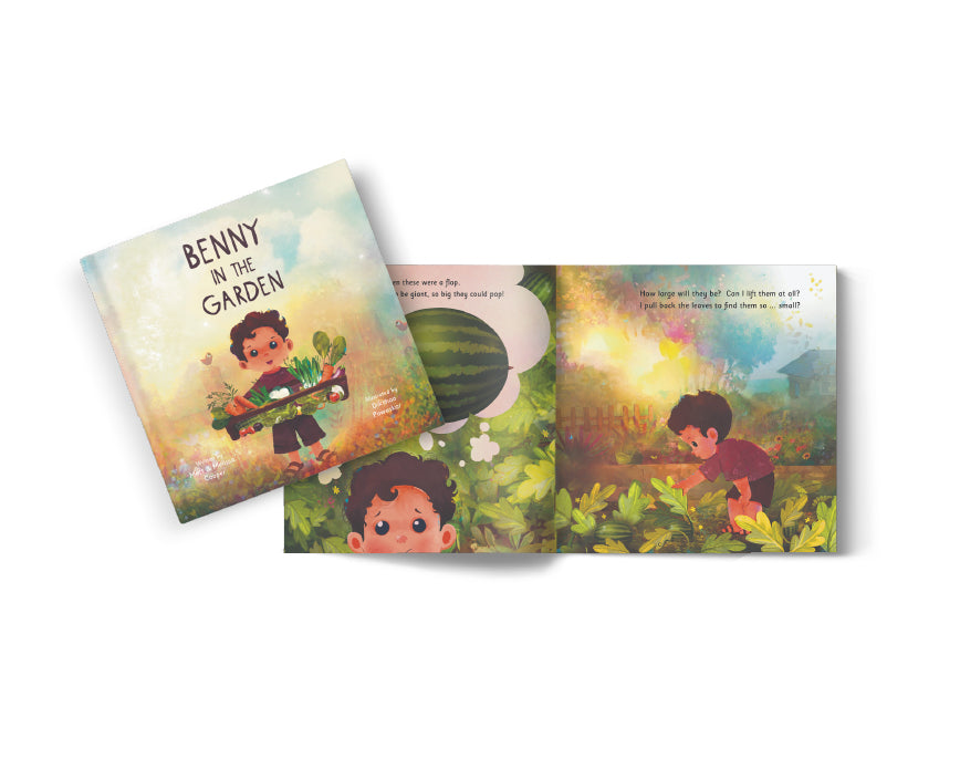 "Benny In The Garden" Hardback Picture Book